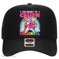 Crush Preschool Dabbing Unicorn Back To School Gift Hat thumb 0