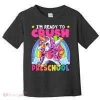 Crush Preschool Dabbing Unicorn Back To School Gift Toddler T-Shirt thumb 0