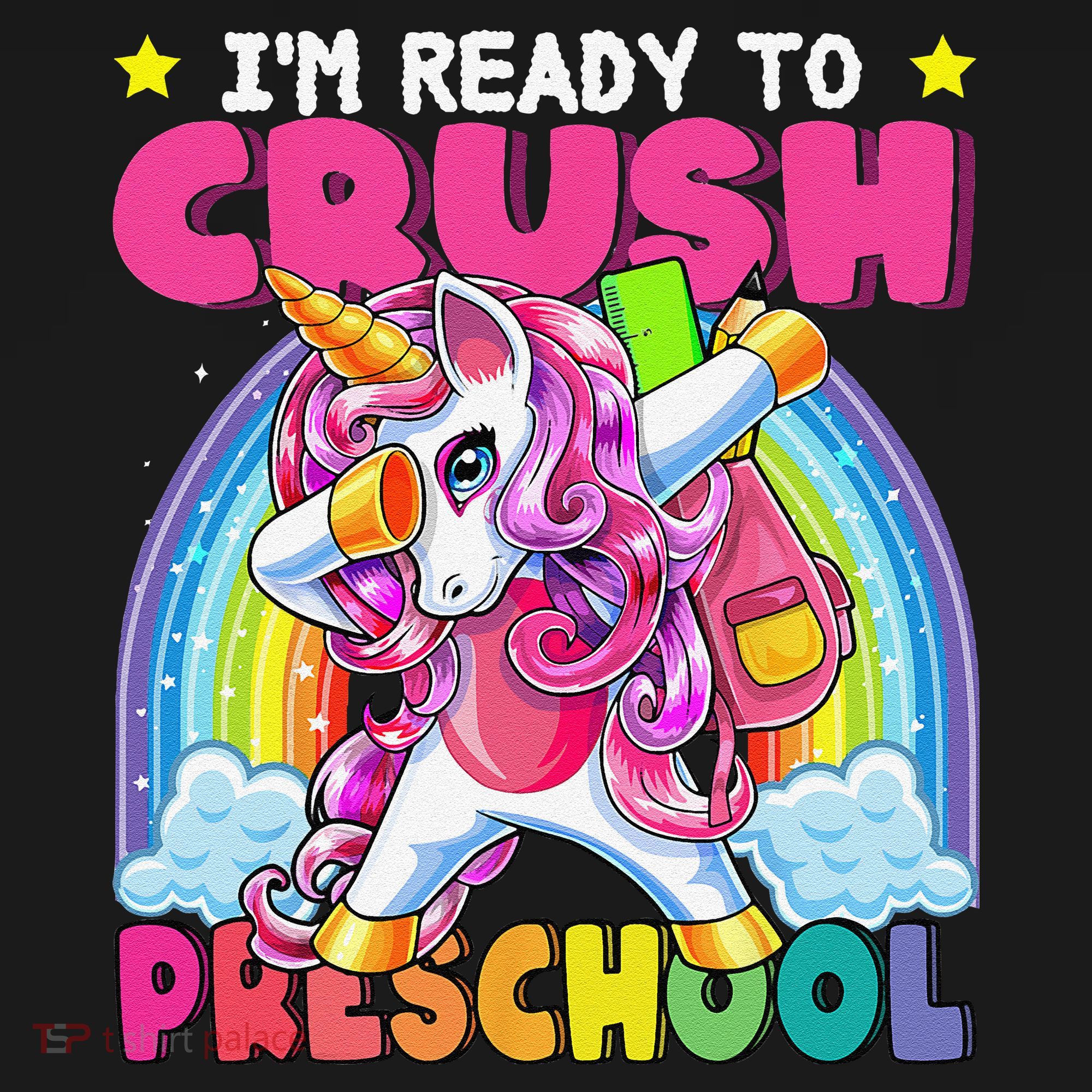 Crush Preschool Dabbing Unicorn Back To School Gift Kids Sweatshirt