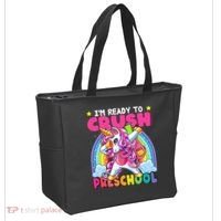 Crush Preschool Dabbing Unicorn Back To School Gift Tote Bag thumb 2