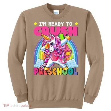 Crush Preschool Dabbing Unicorn Back To School Gift Sweatshirt