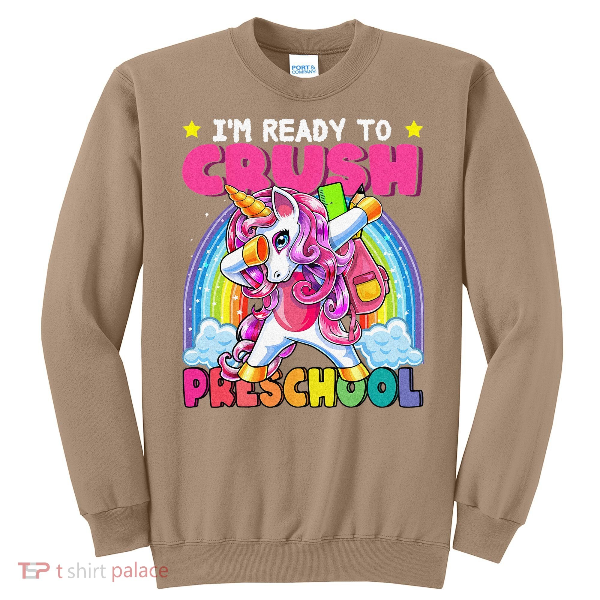 Crush Preschool Dabbing Unicorn Back To School Gift Sweatshirt