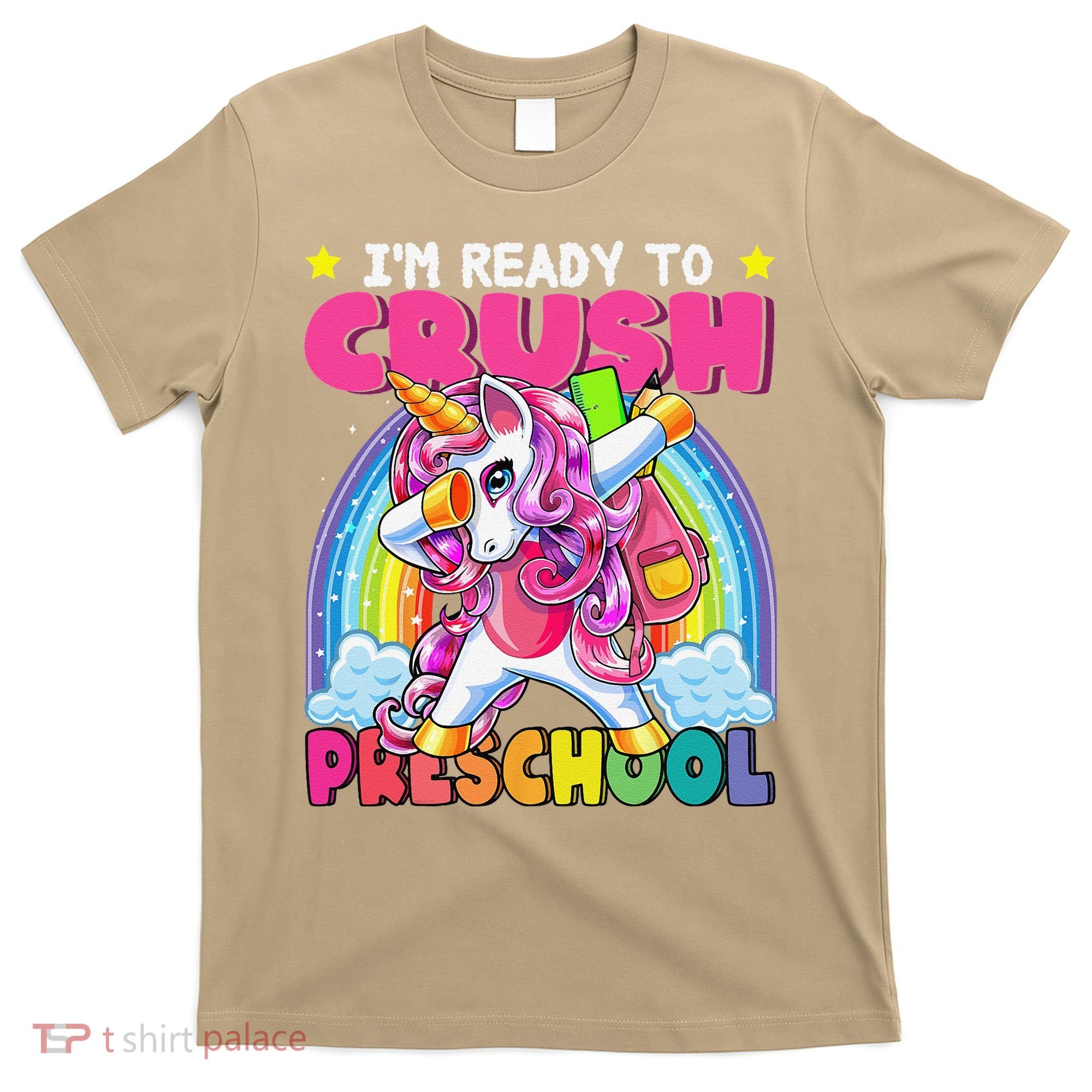 Crush Preschool Dabbing Unicorn Back To School Gift T-Shirt