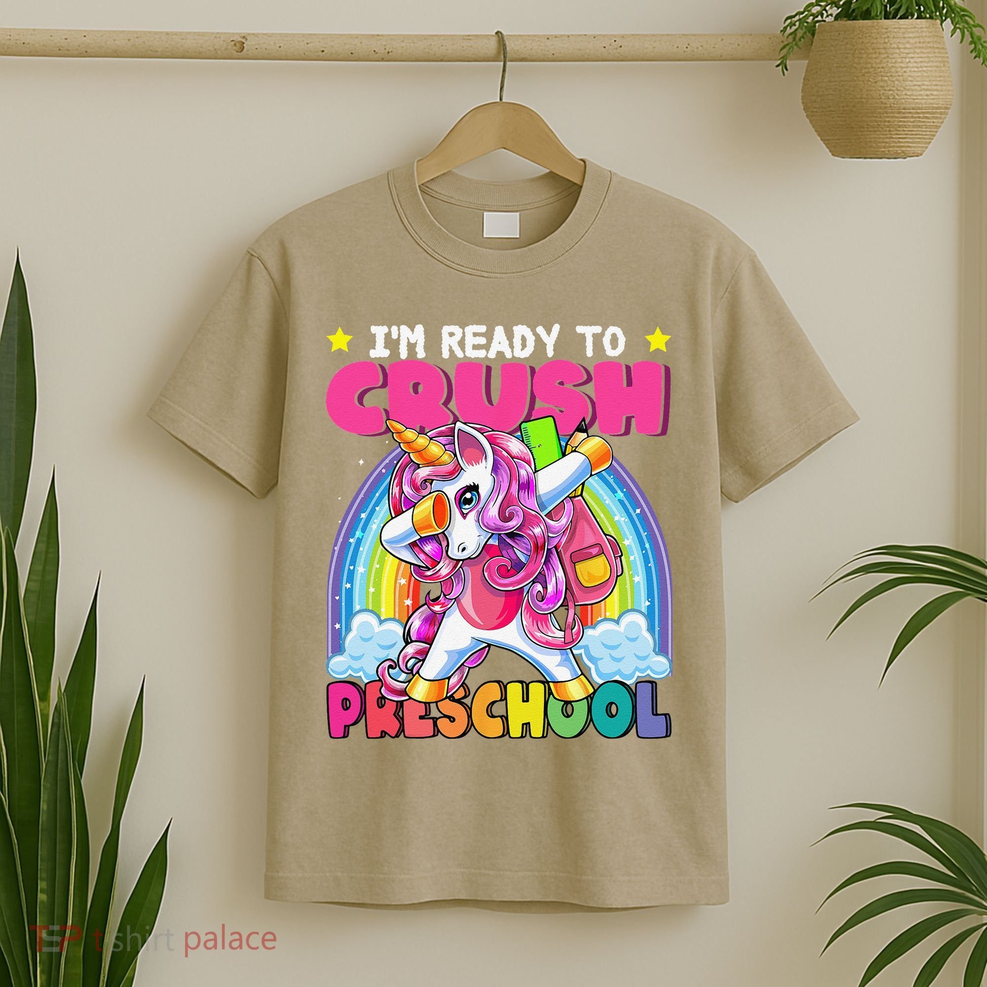 Crush Preschool Dabbing Unicorn Back To School Gift T-Shirt