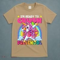 Crush Preschool Dabbing Unicorn Back To School Gift T-Shirt thumb 5