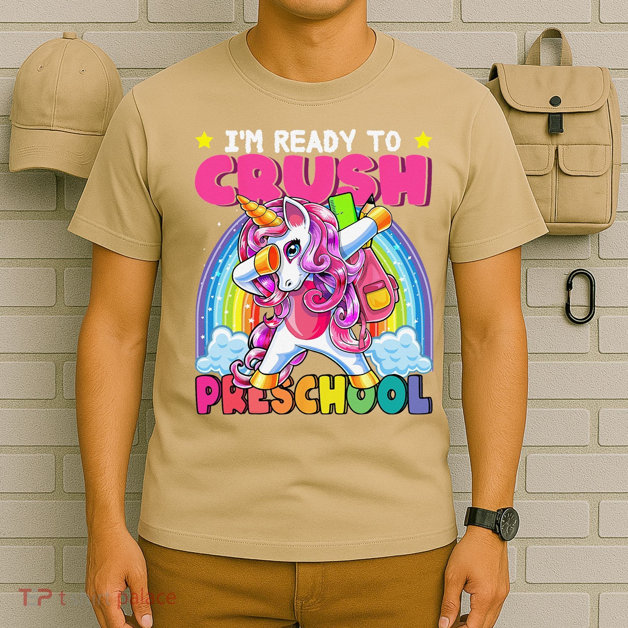 Crush Preschool Dabbing Unicorn Back To School Gift T-Shirt