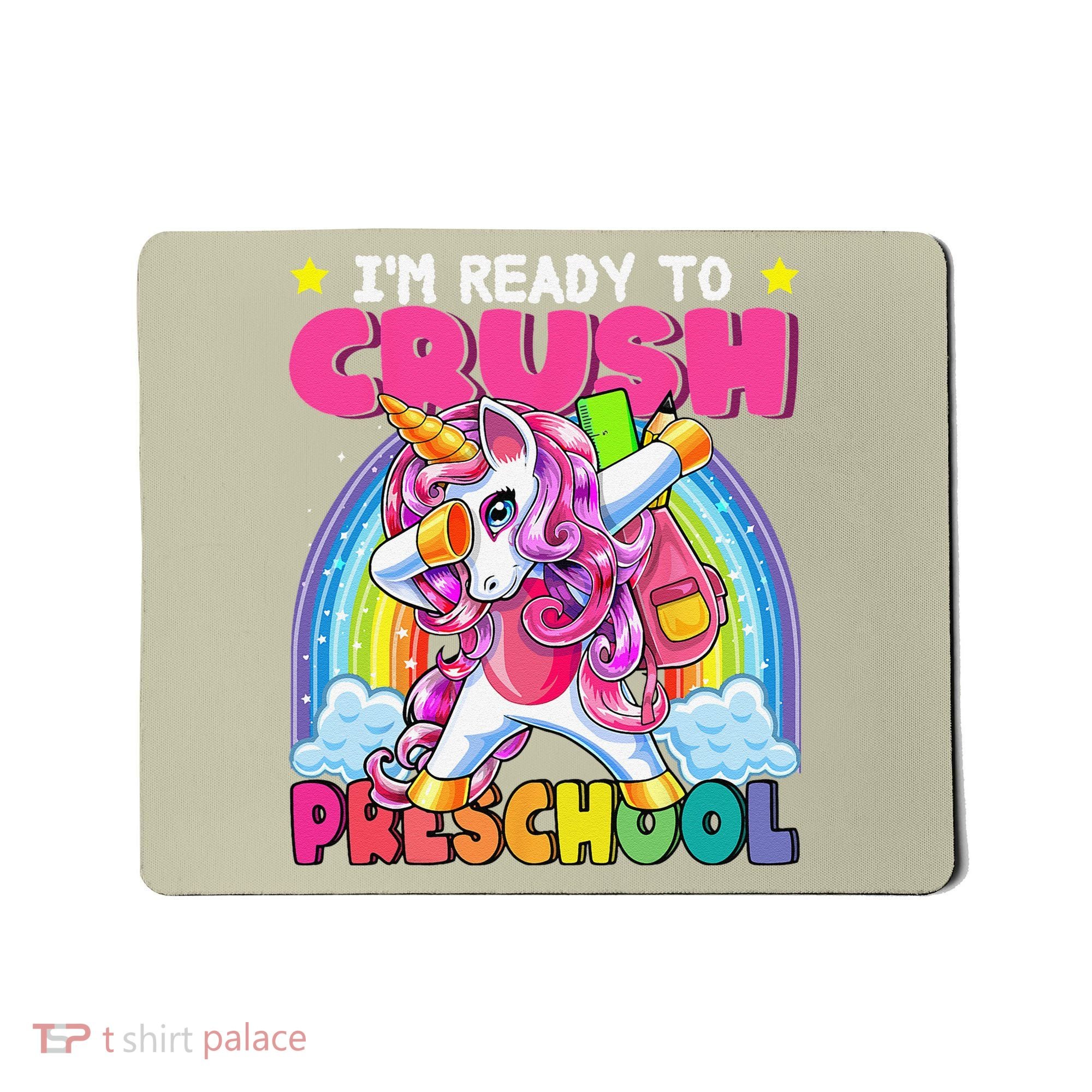 Crush Preschool Dabbing Unicorn Back To School Gift Mousepad