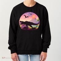 Cool Prehistoric Dinosaur Land Women's Sweatshirt thumb 0