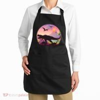 Cool Prehistoric Dinosaur Land Apron thumb 2