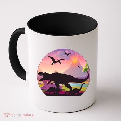 Cool Prehistoric Dinosaur Land Coffee Mug