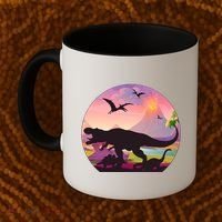 Cool Prehistoric Dinosaur Land Coffee Mug thumb 2