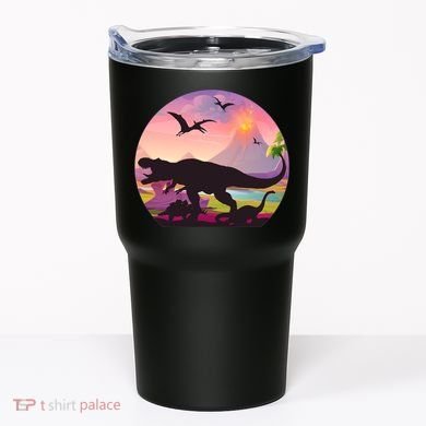 Cool Prehistoric Dinosaur Land Tumbler