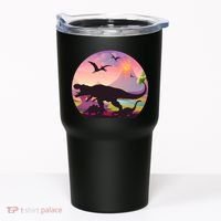 Cool Prehistoric Dinosaur Land Tumbler thumb 0