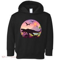 Cool Prehistoric Dinosaur Land Toddler Hoodie thumb 0