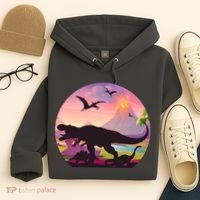 Cool Prehistoric Dinosaur Land Hoodie thumb 4
