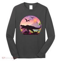 Cool Prehistoric Dinosaur Land Long Sleeve Shirt thumb 0