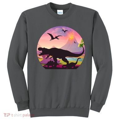 Cool Prehistoric Dinosaur Land Sweatshirt