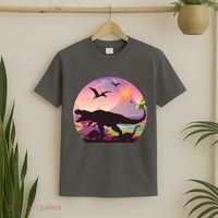 Cool Prehistoric Dinosaur Land T-Shirt thumb 2