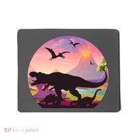 Cool Prehistoric Dinosaur Land Mousepad thumb 0