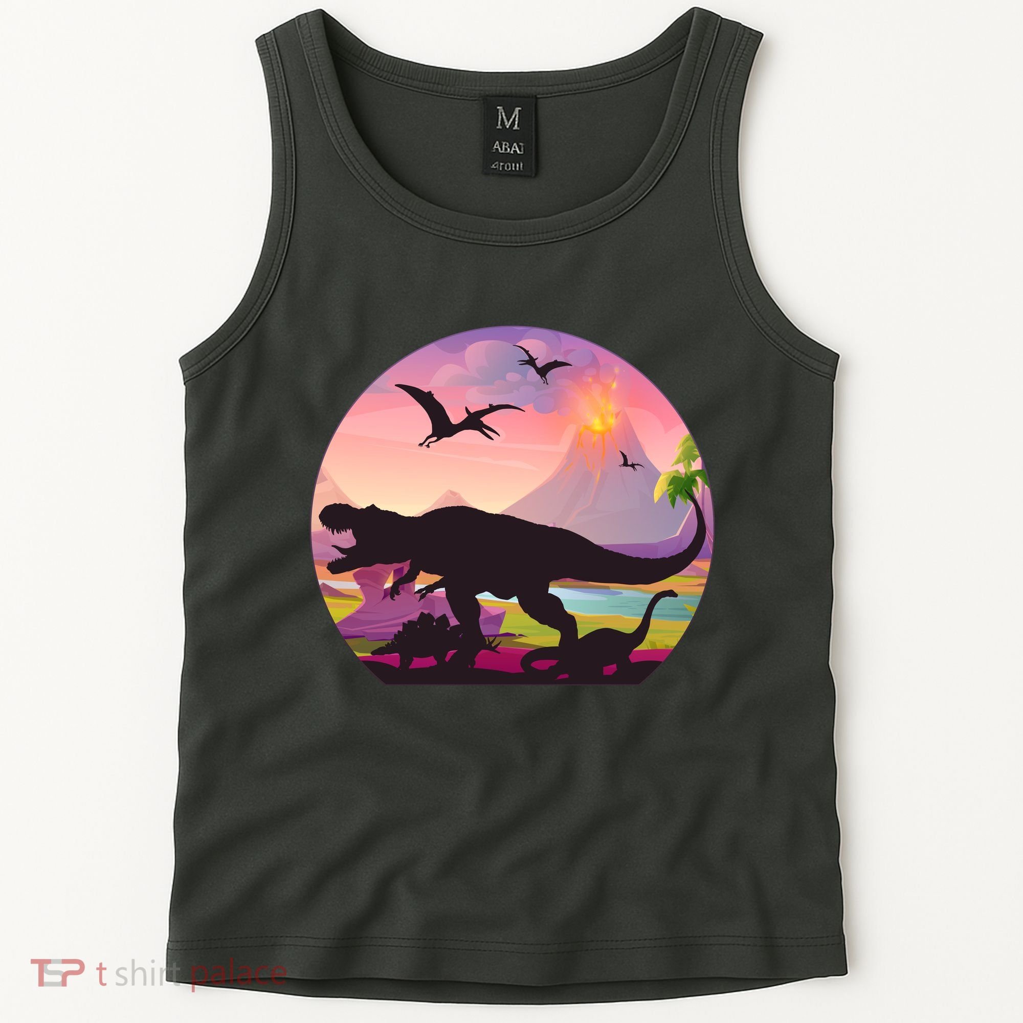 Cool Prehistoric Dinosaur Land Tank Top
