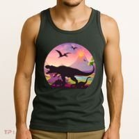 Cool Prehistoric Dinosaur Land Tank Top thumb 3