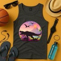 Cool Prehistoric Dinosaur Land Tank Top thumb 4