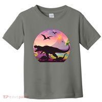 Cool Prehistoric Dinosaur Land Toddler T-Shirt thumb 0