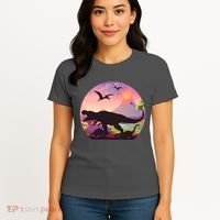 Cool Prehistoric Dinosaur Land Women's T-Shirt thumb 4