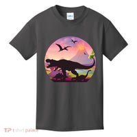 Cool Prehistoric Dinosaur Land Kids T-Shirt thumb 0
