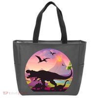 Cool Prehistoric Dinosaur Land Tote Bag thumb 0