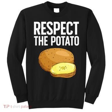 Cool Potato Design For Vegetable Potato Lover Sweatshirt