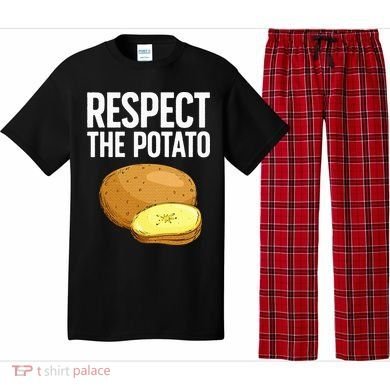 Cool Potato Design For Vegetable Potato Lover Pajama Set