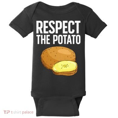 Cool Potato Design For Vegetable Potato Lover Baby Bodysuit
