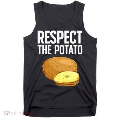 Cool Potato Design For Vegetable Potato Lover Tank Top