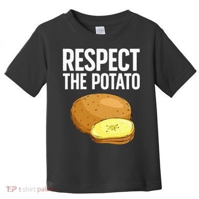 Cool Potato Design For Vegetable Potato Lover Toddler T-Shirt