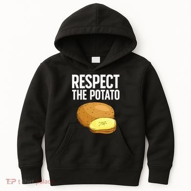 Cool Potato Design For Vegetable Potato Lover Kids Hoodie