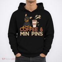 Coffee & Pin Dog Miniature Pinscher Hoodie thumb 0