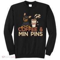 Coffee & Pin Dog Miniature Pinscher Sweatshirt thumb 0
