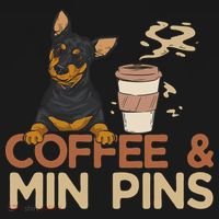 Coffee & Pin Dog Miniature Pinscher Polo thumb 3