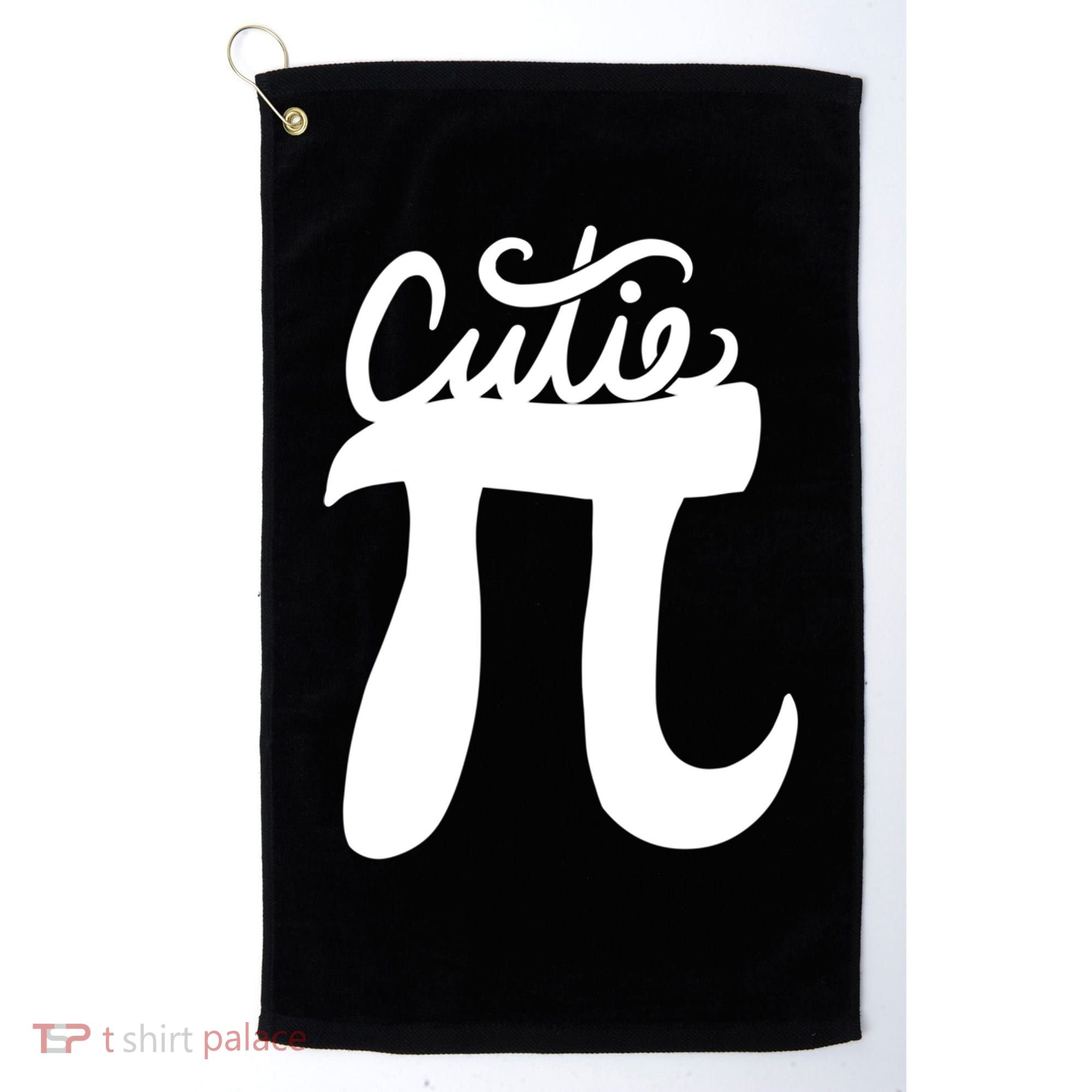 Cutie Pi Day Art Pi Symbol Cool Gift Golf Towel