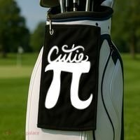 Cutie Pi Day Art Pi Symbol Cool Gift Golf Towel thumb 2