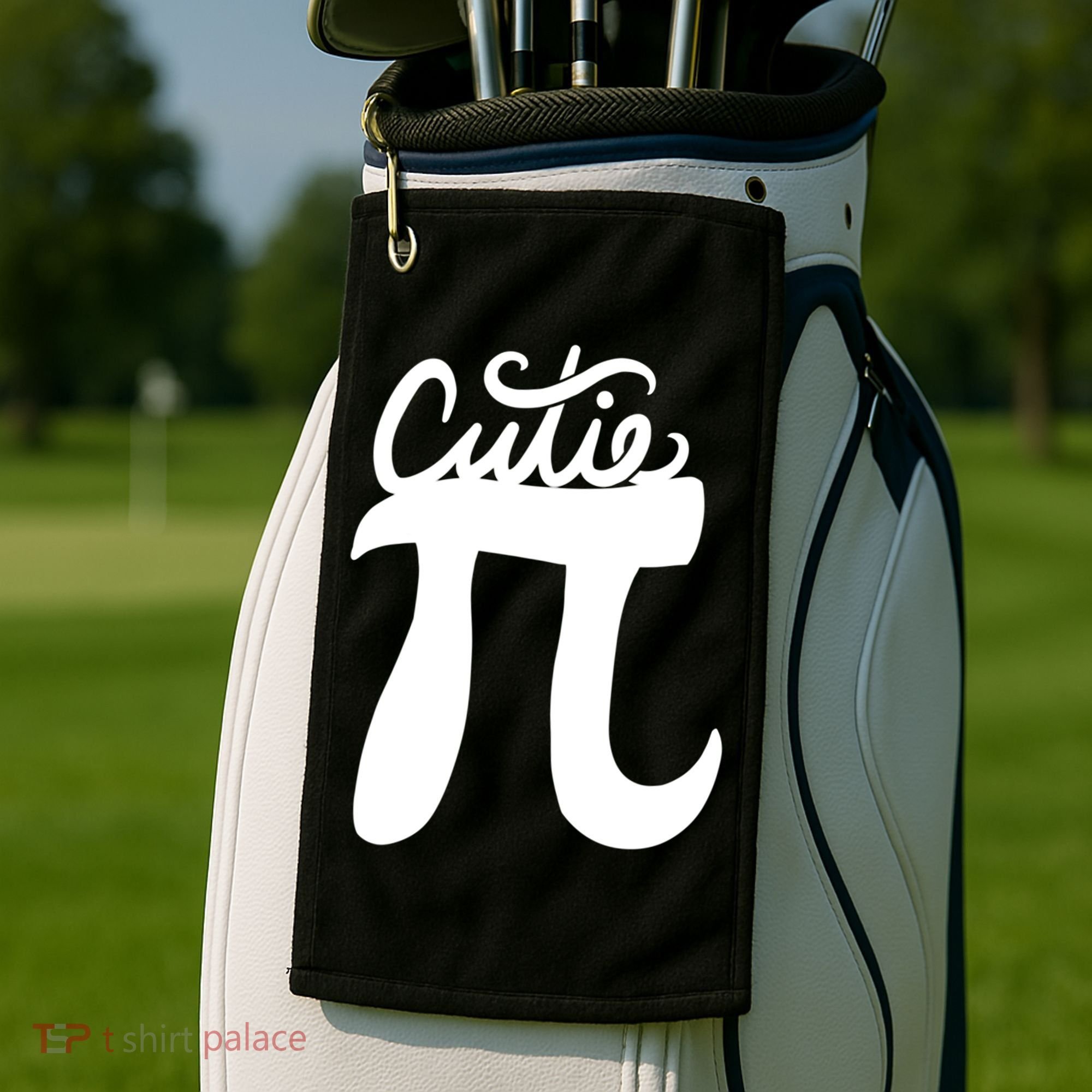 Cutie Pi Day Art Pi Symbol Cool Gift Golf Towel