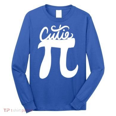 Cutie Pi Day Art Pi Symbol Cool Gift Long Sleeve Shirt