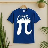 Cutie Pi Day Art Pi Symbol Cool Gift T-Shirt thumb 2
