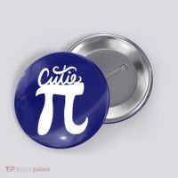 Cutie Pi Day Art Pi Symbol Cool Gift Button thumb 0