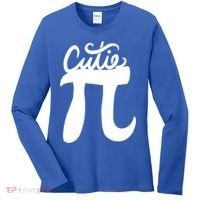 Cutie Pi Day Art Pi Symbol Cool Gift Women's Long Sleeve Shirt thumb 0