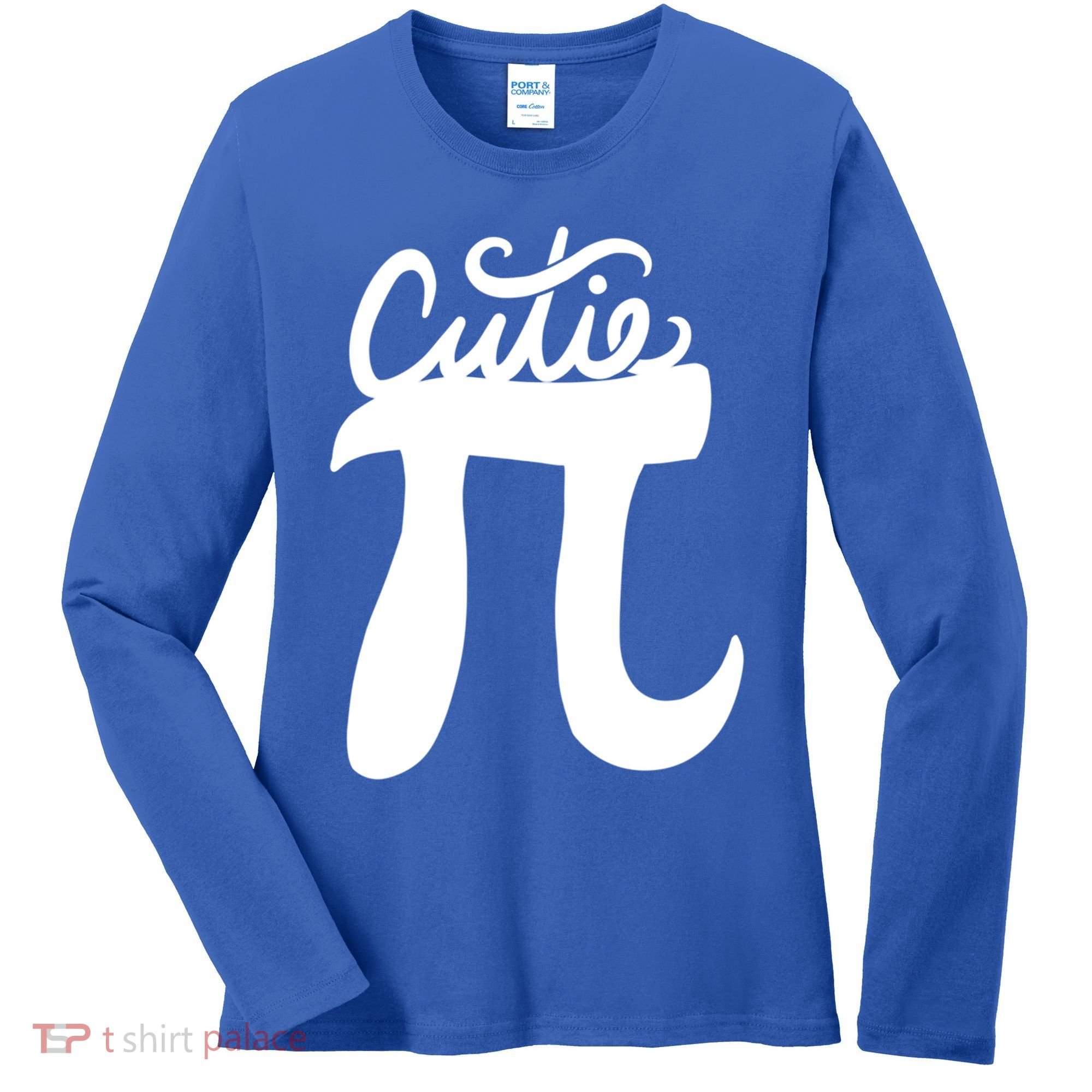 Cutie Pi Day Art Pi Symbol Cool Gift Women's Long Sleeve Shirt