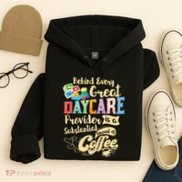 Childcare Provider Daycare Teacher Coffee Lover Drinker Hoodie thumb 4