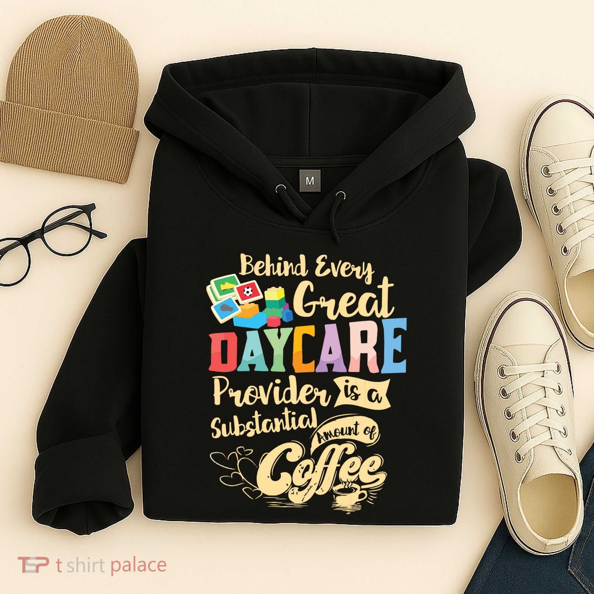 Childcare Provider Daycare Teacher Coffee Lover Drinker Hoodie