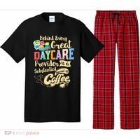 Childcare Provider Daycare Teacher Coffee Lover Drinker Pajama Set thumb 0